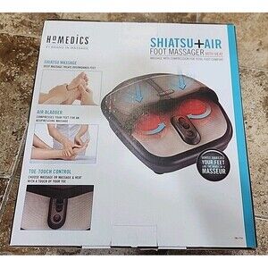 HOMEDICS SHIATSU + AIR FOOT MASSAGER WITH HEAT*/With Compression FMS- 275H